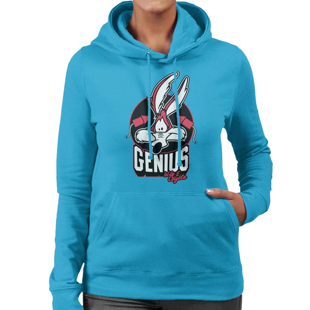 Looney Tunes Wile E Coyote Genius Rockets Women's Hooded product image 4