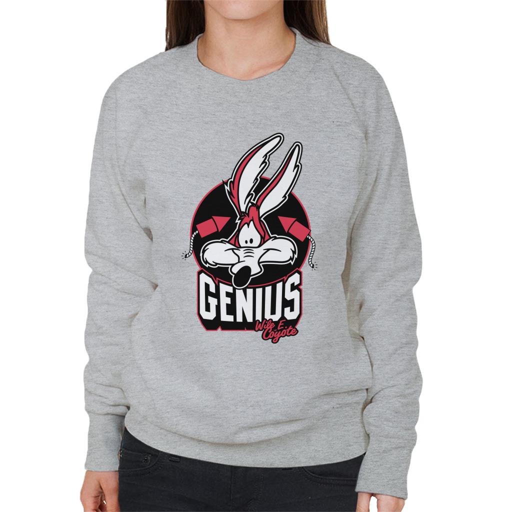 Looney Tunes Wile E Coyote Genius Rockets Women's Sweatshirt product image 1