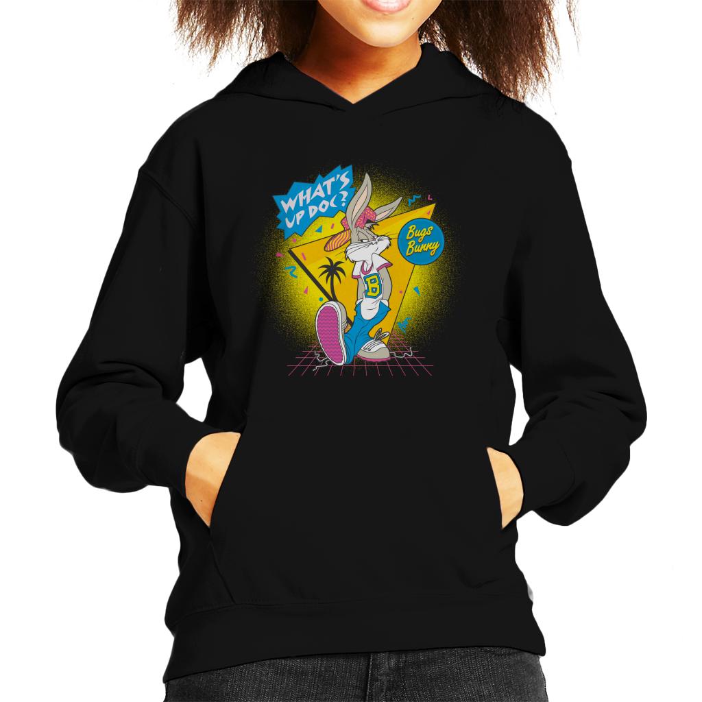 Looney Tunes Retrowave Bugs Bunny Kid's Hooded Sweatshirt product image 1