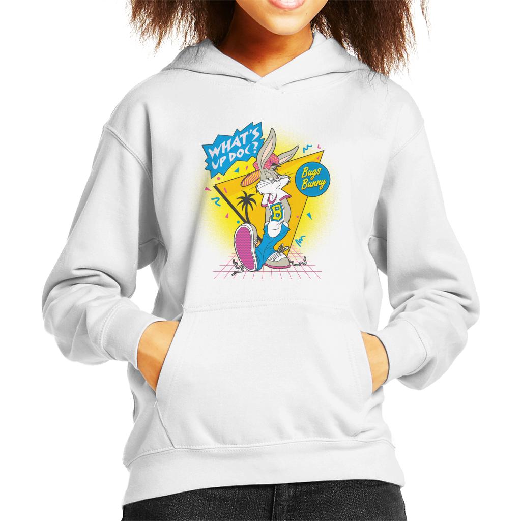 Looney Tunes Retrowave Bugs Bunny Kid's Hooded Sweatshirt product image 6
