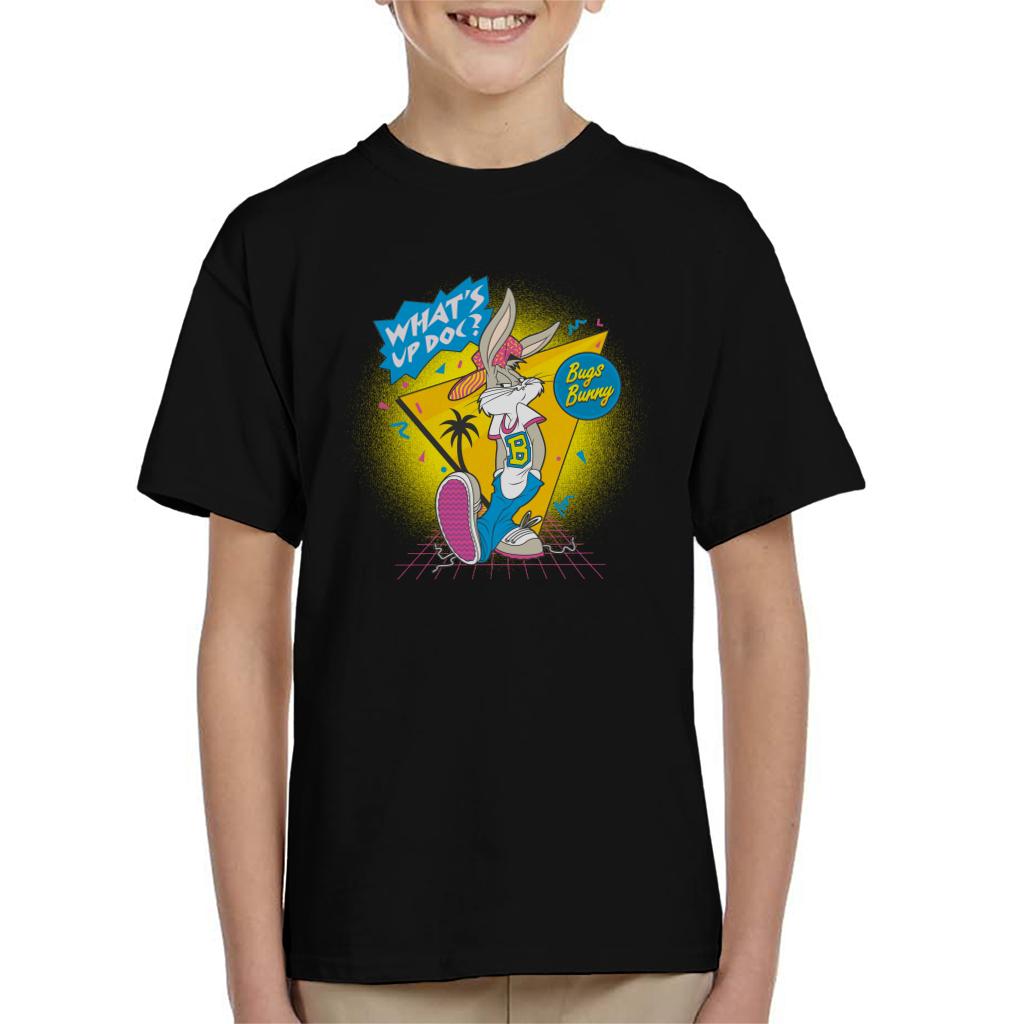 Looney Tunes Retrowave Bugs Bunny Kid's T-Shirt product image 1
