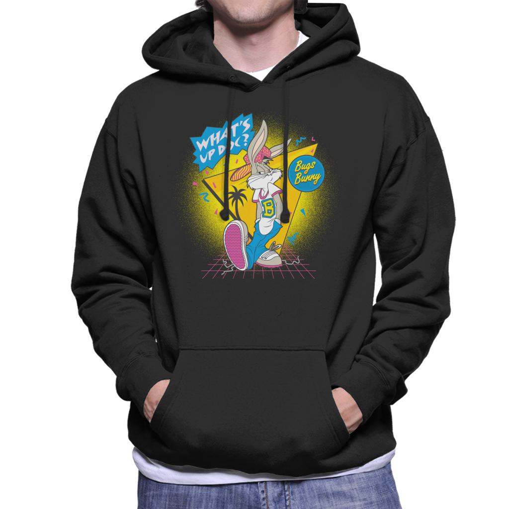 Looney Tunes Retrowave Bugs Bunny Men's Hooded Sweatshirt product image 1