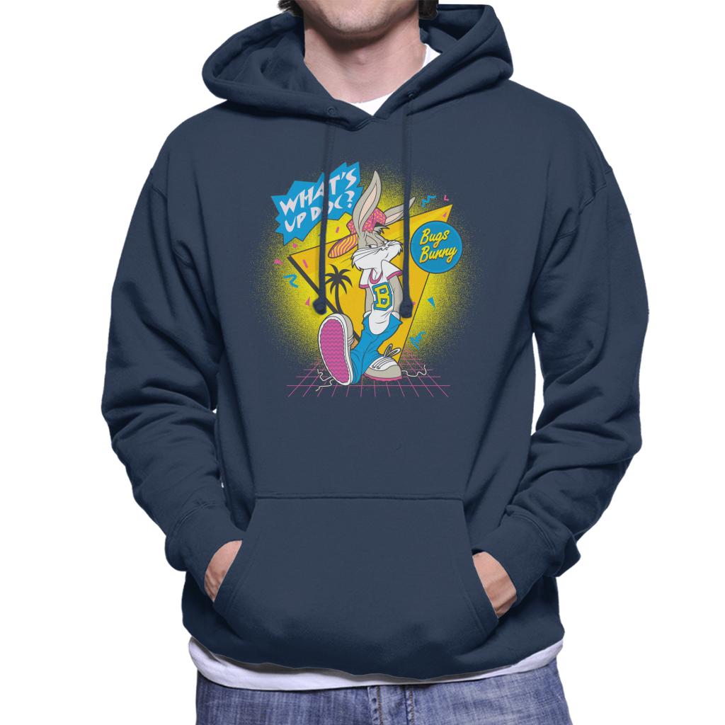 Looney Tunes Retrowave Bugs Bunny Men's Hooded Sweatshirt product image 6
