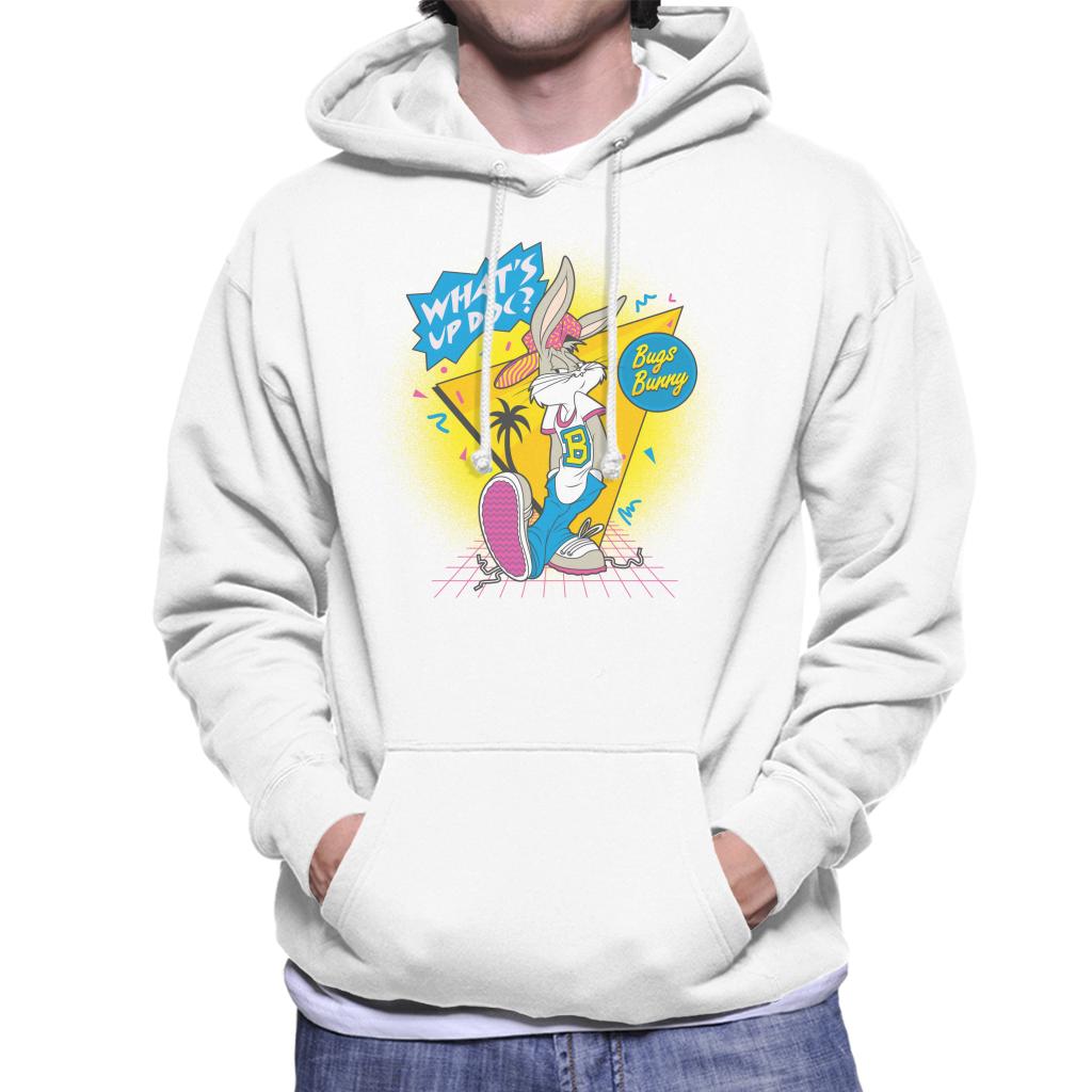 Looney Tunes Retrowave Bugs Bunny Men's Hooded Sweatshirt product image 4