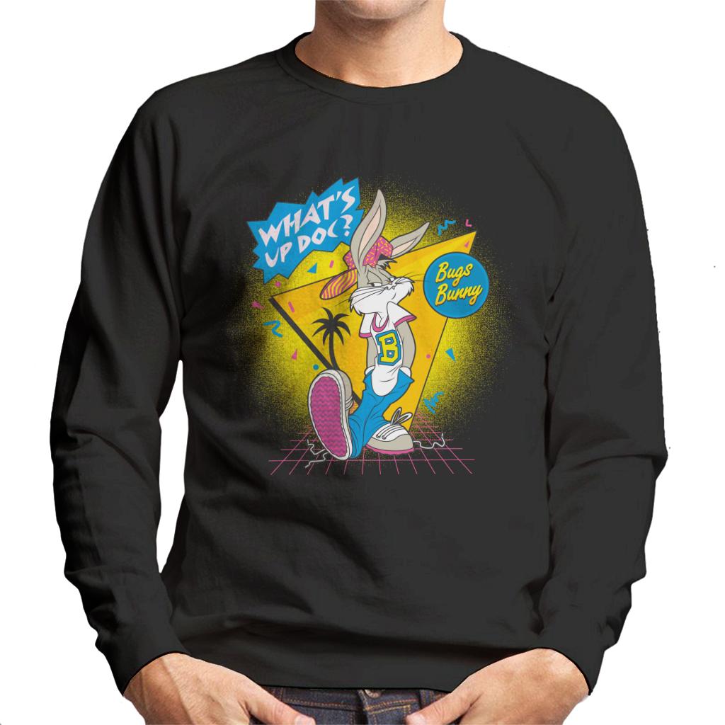 Looney Tunes Retrowave Bugs Bunny Men's Sweatshirt product image 1
