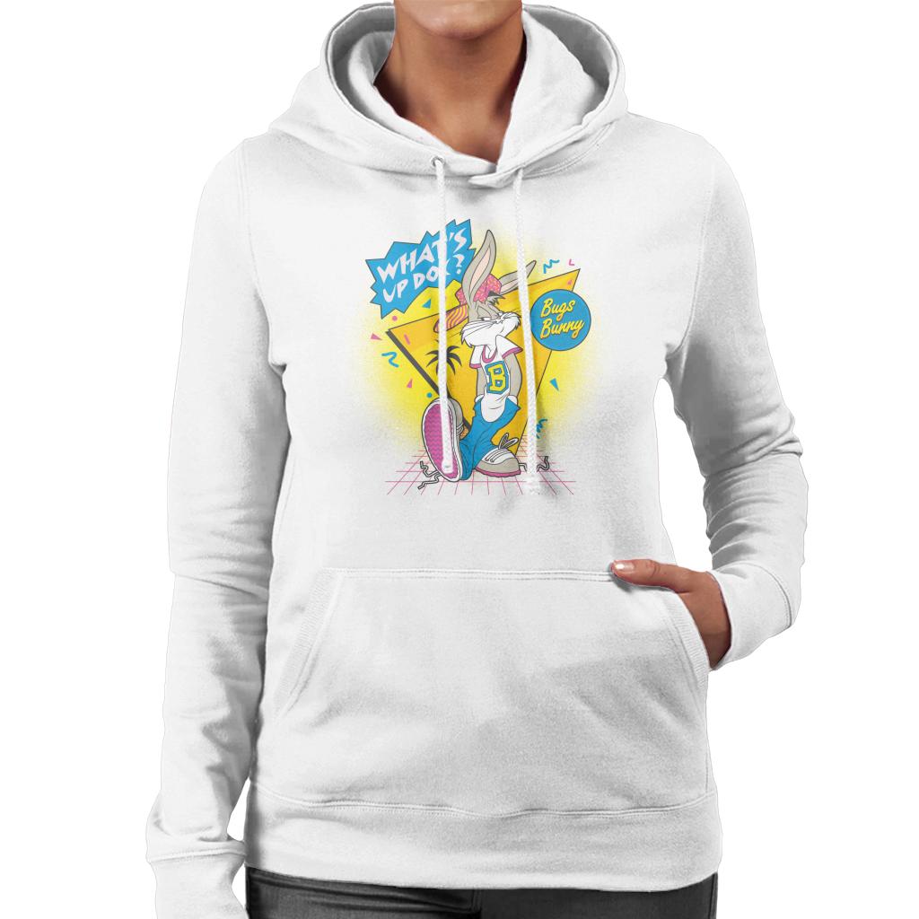 Looney Tunes Retrowave Bugs Bunny Women's Hooded Sweatshirt product image 4