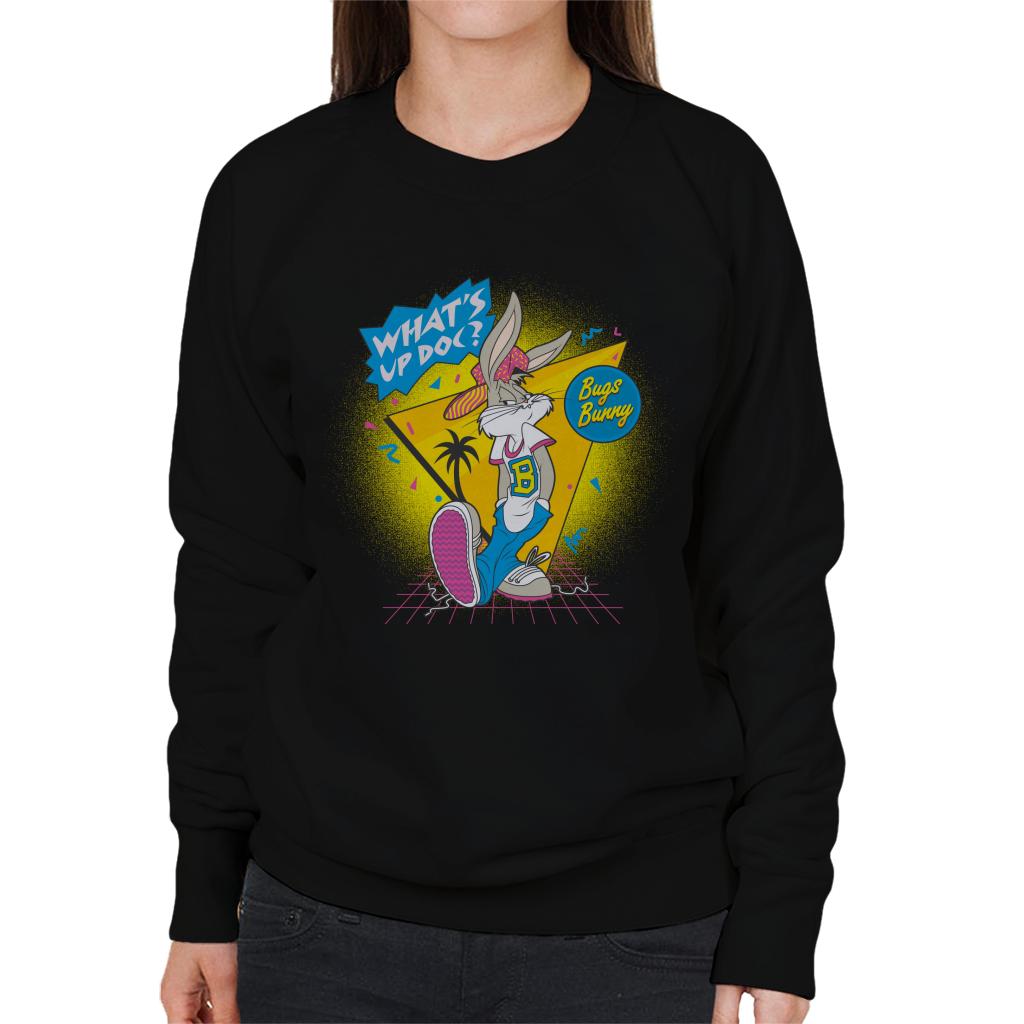Looney Tunes Retrowave Bugs Bunny Women's Sweatshirt product image 1