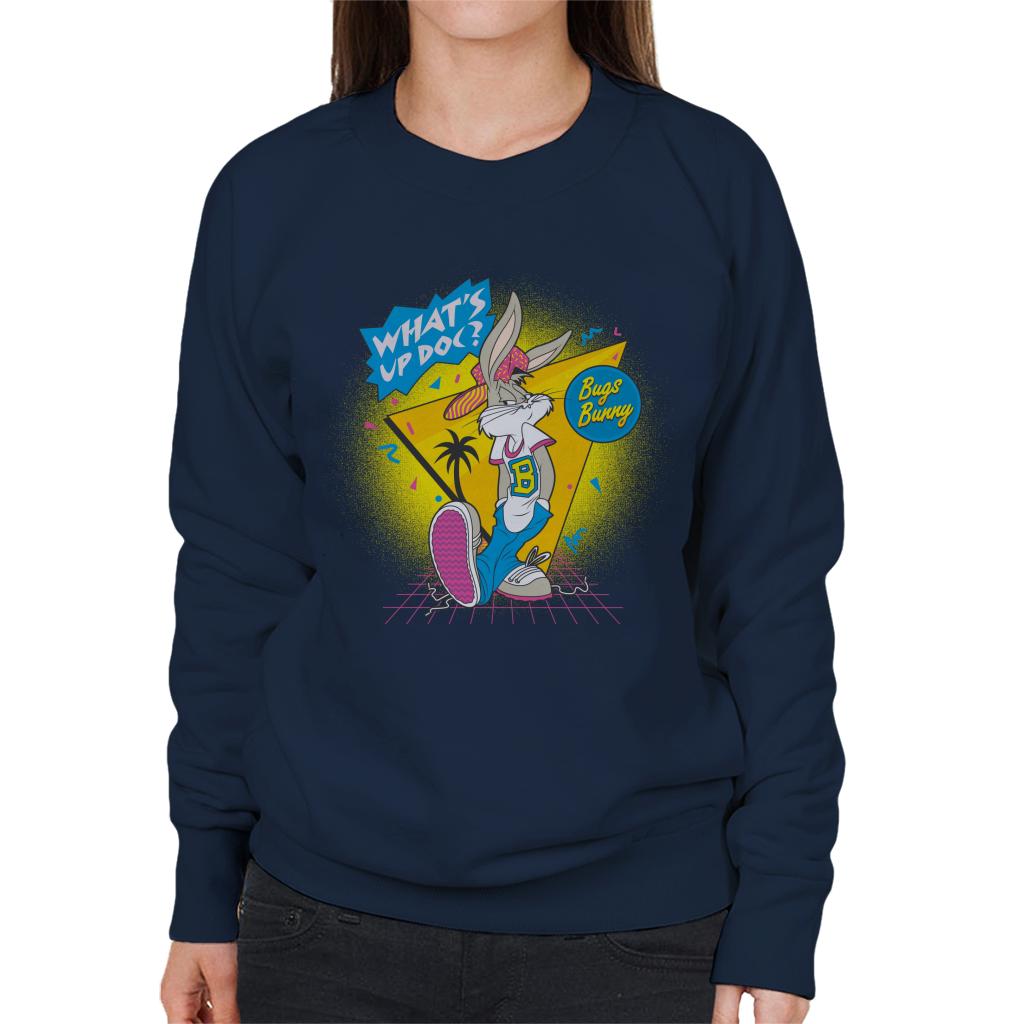 Looney Tunes Retrowave Bugs Bunny Women's Sweatshirt product image 6