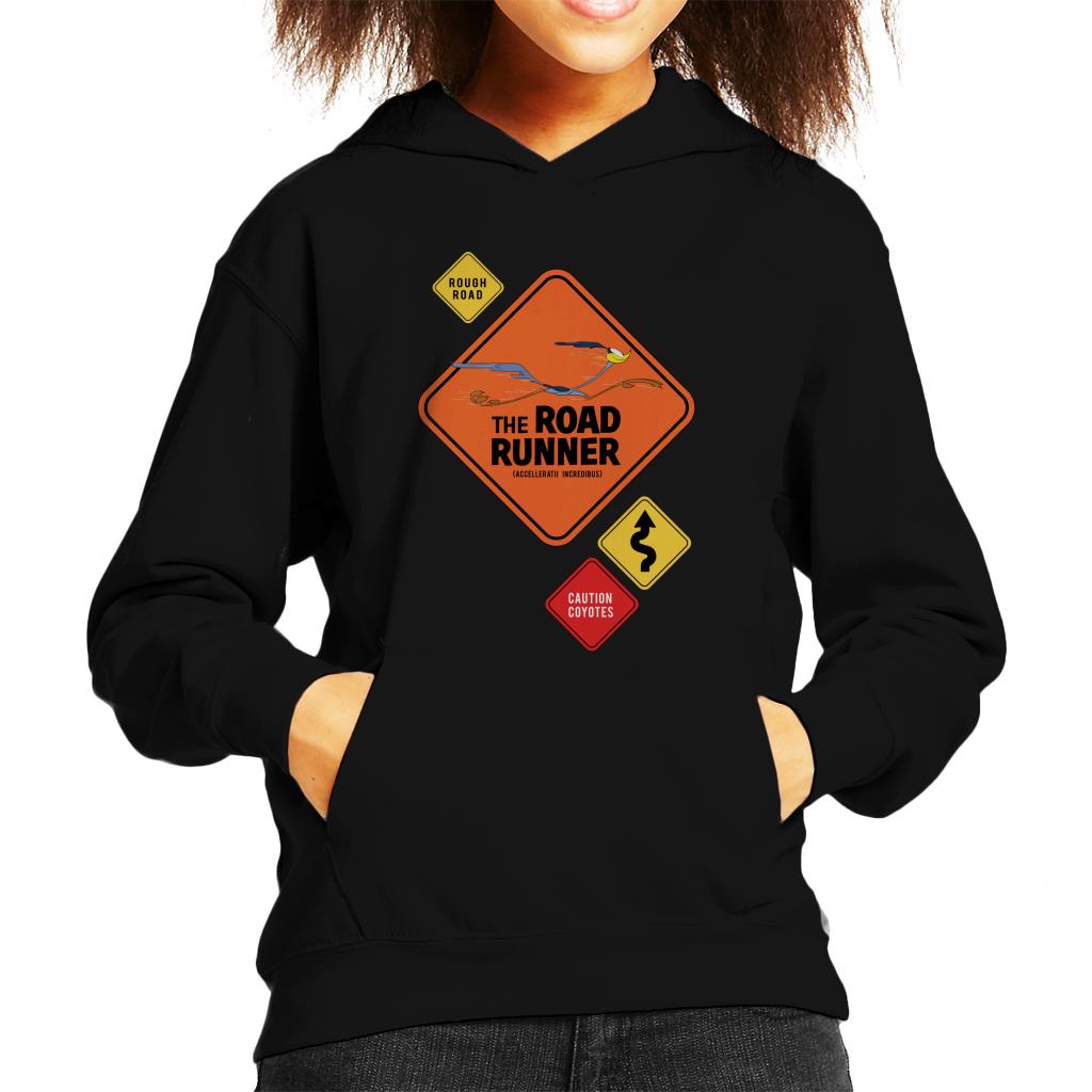 Looney Tunes The Road Runner Signs Kid's Hooded Sweatshirt product image 1