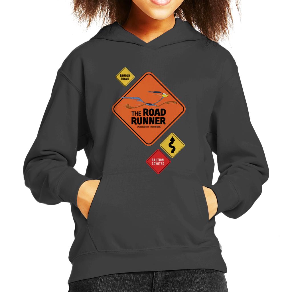 Looney Tunes The Road Runner Signs Kid's Hooded Sweatshirt product image 4