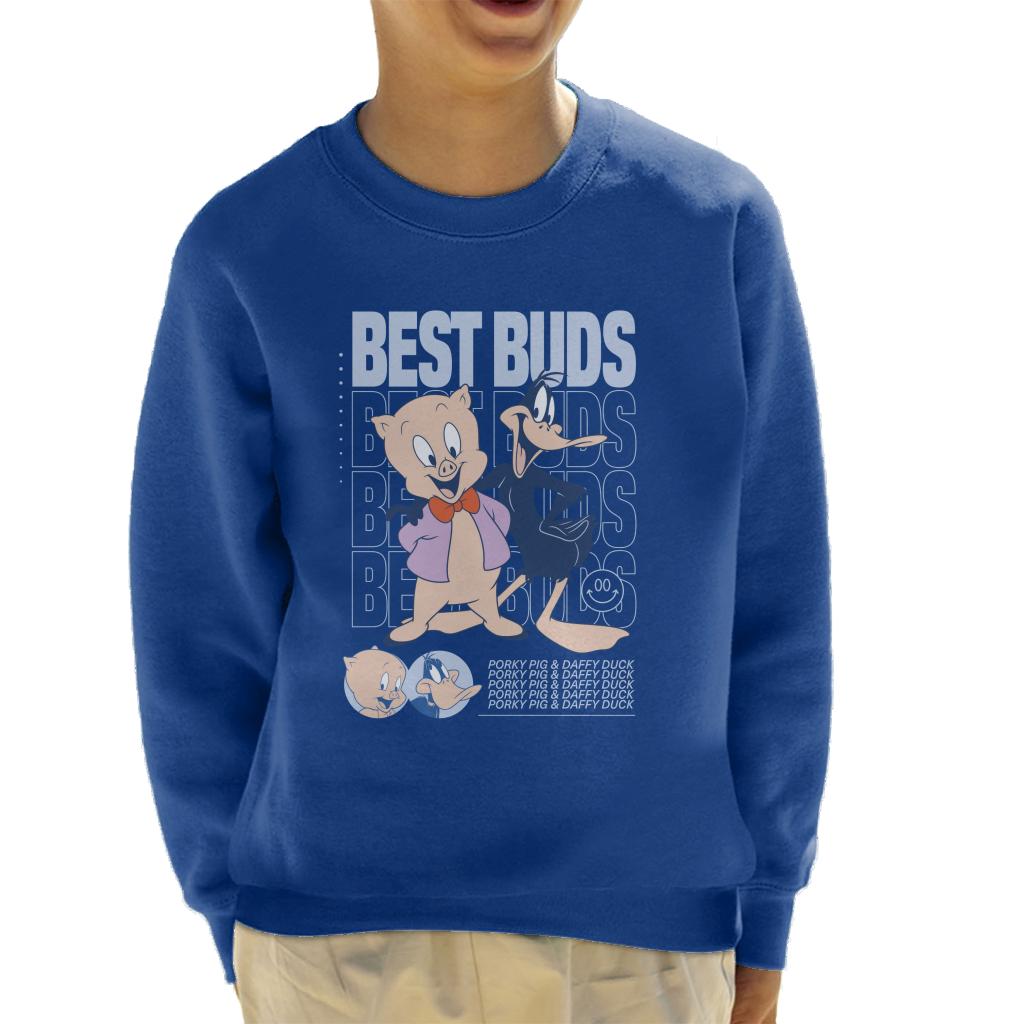 Looney Tunes Porky Pig Daffy Duck Best Buds Kid's Sweatshirt product image 1