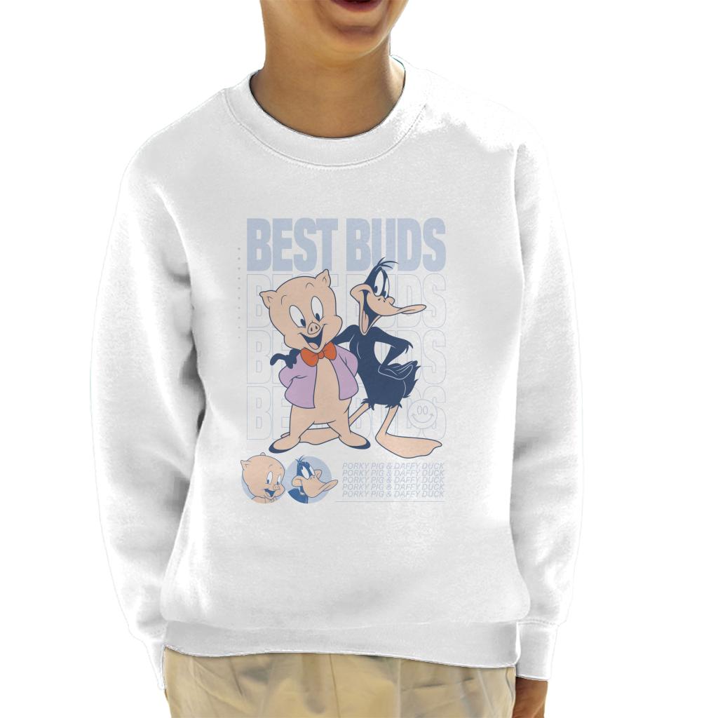 Looney Tunes Porky Pig Daffy Duck Best Buds Kid's Sweatshirt product image 4