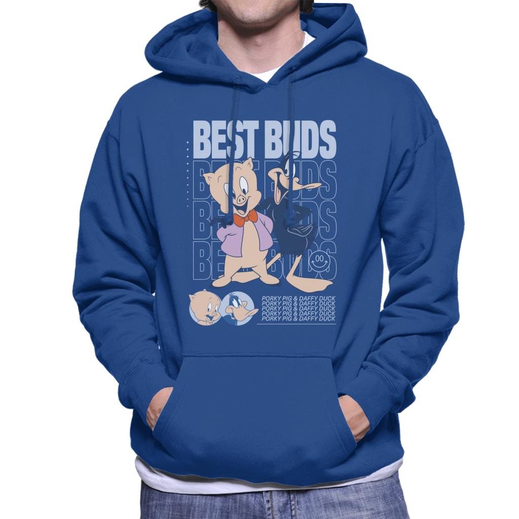 Looney Tunes Porky Pig Daffy Duck Best Buds Men's Hooded product image 4