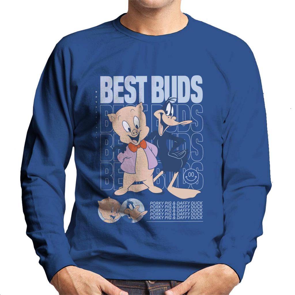 Looney Tunes Porky Pig Daffy Duck Best Buds Men's Sweatshirt product image 4