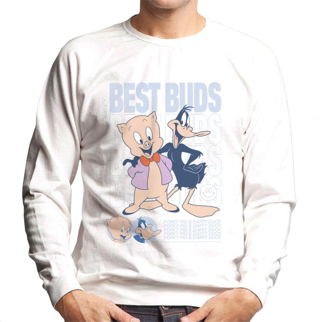 Looney Tunes Porky Pig Daffy Duck Best Buds Men's Sweatshirt product image 1