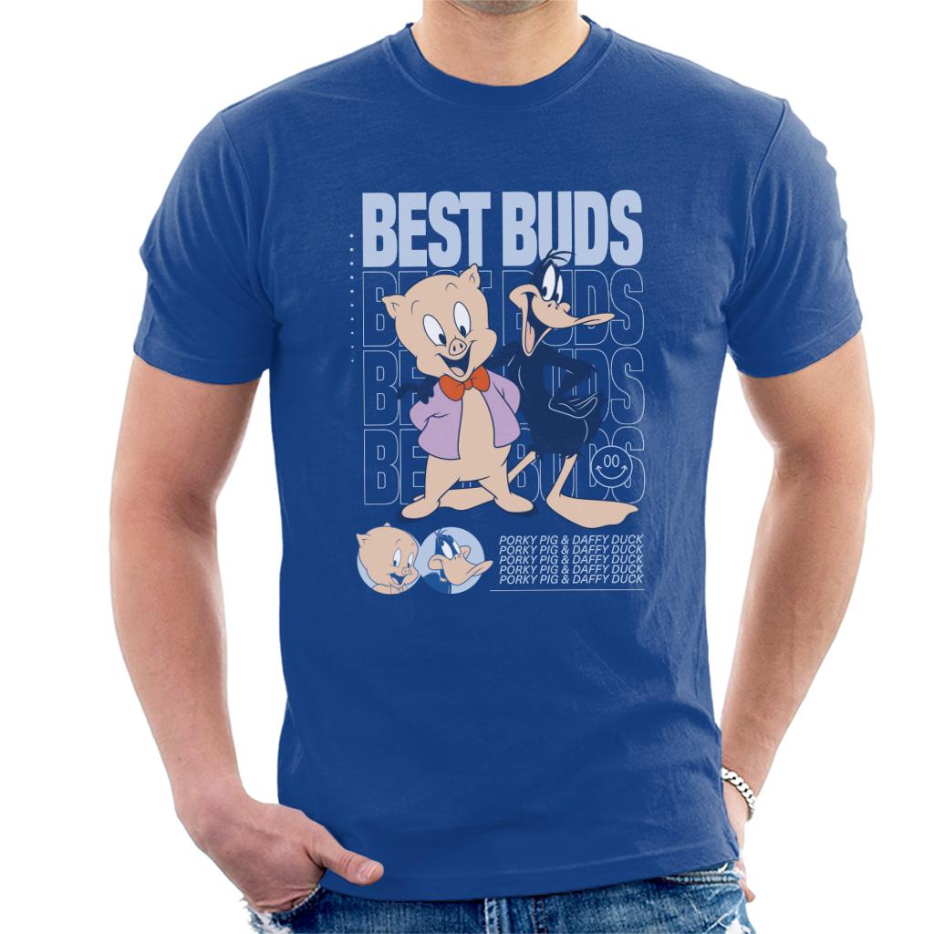 Looney Tunes Porky Pig Daffy Duck Best Buds Men's T-Shirt product image 4