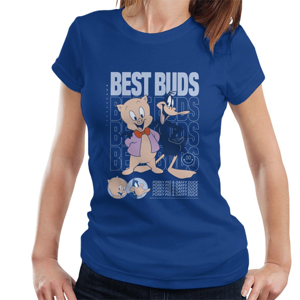 Looney Tunes Porky Pig Daffy Duck Best Buds Women's T-Shirt product image 4