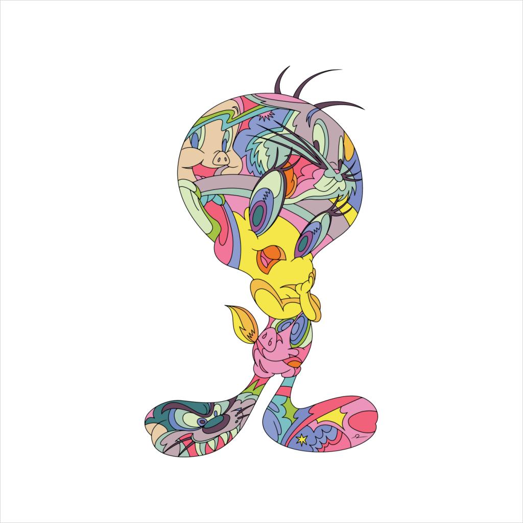 Looney Tunes Tweety Abstract Art Kid's T-Shirt product image 2