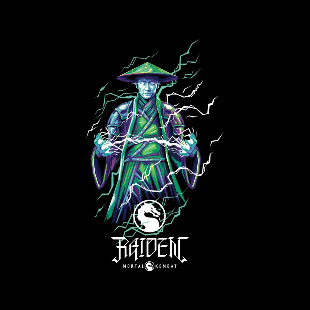 Mortal Kombat Raiden Lightning Bolt Charge Women's Hooded product image 2