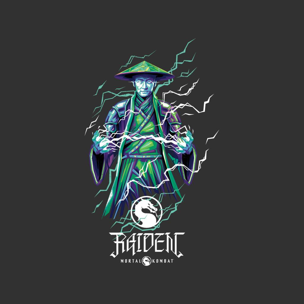 Mortal Kombat Raiden Lightning Bolt Charge Men's Hooded product image 5