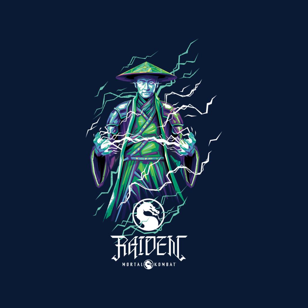 Mortal Kombat Raiden Lightning Bolt Charge Men's Hooded product image 7