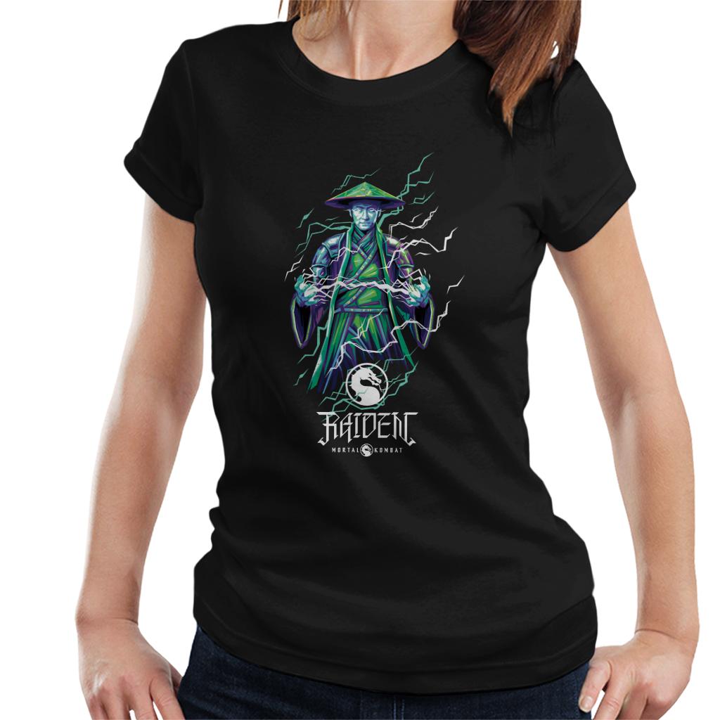 Mortal Kombat Raiden Lightning Bolt Charge Women's T-Shirt product image 1