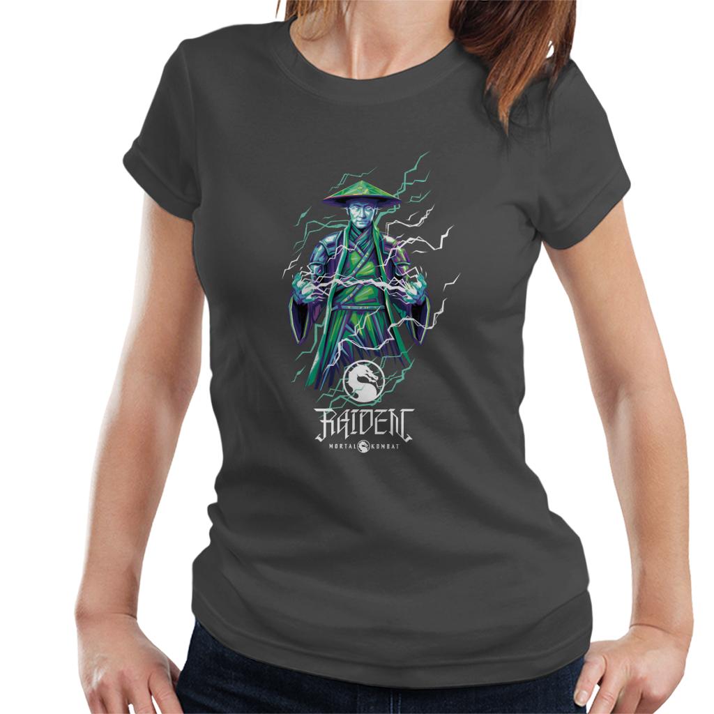 Mortal Kombat Raiden Lightning Bolt Charge Women's T-Shirt product image 4