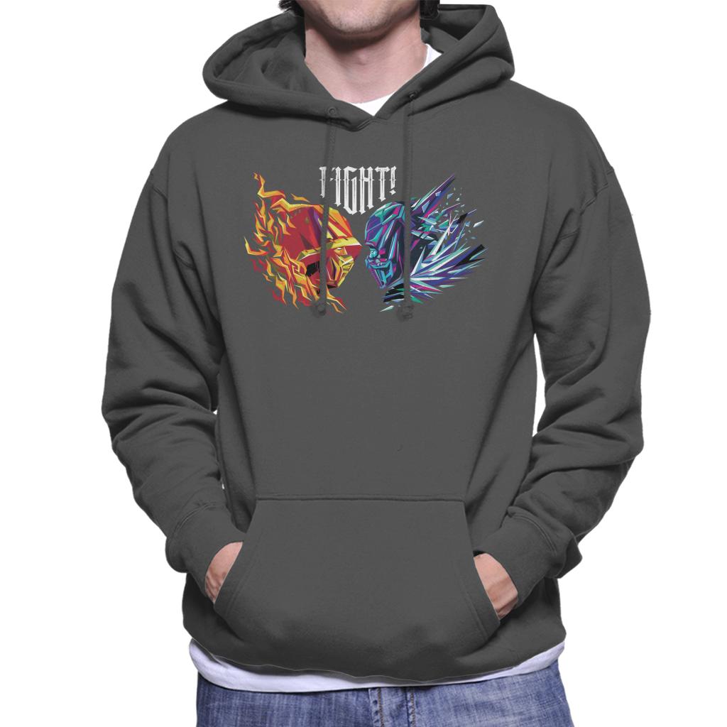 Mortal Kombat Scorpion Sub Zero Fight Men's Hooded product image 4