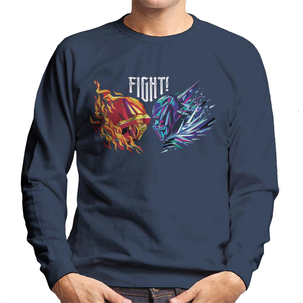 Mortal Kombat Scorpion Sub Zero Fight Men's Sweatshirt product image 6