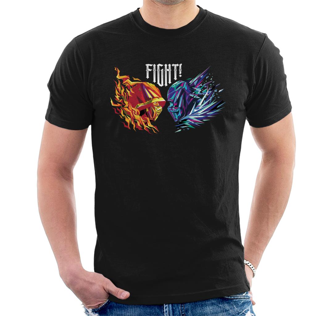 Mortal Kombat Scorpion Sub Zero Fight Men's T-Shirt product image 1