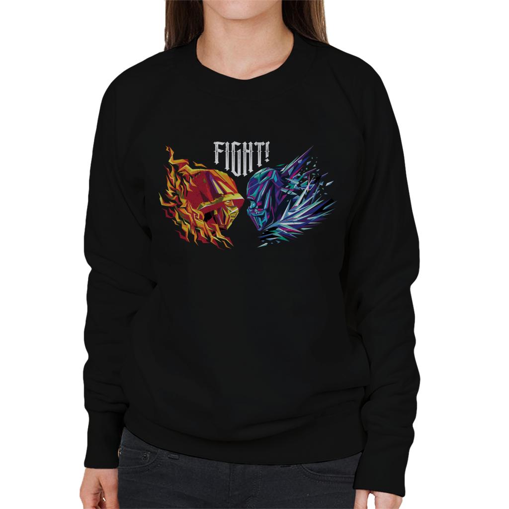 Mortal Kombat Scorpion Sub Zero Fight Women's Sweatshirt product image 1
