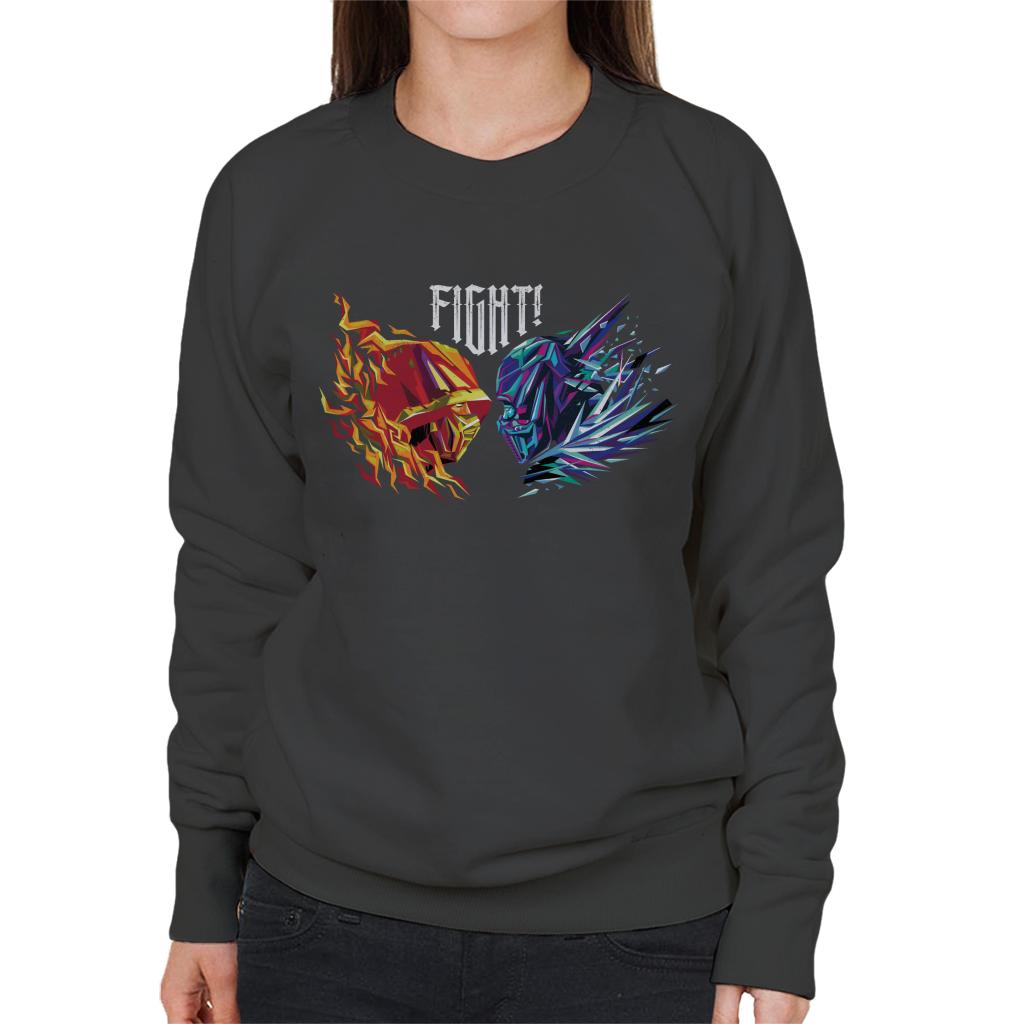 Mortal Kombat Scorpion Sub Zero Fight Women's Sweatshirt product image 4