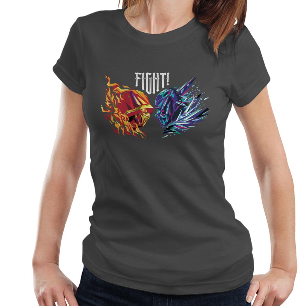Mortal Kombat Scorpion Sub Zero Fight Women's T-Shirt product image 4