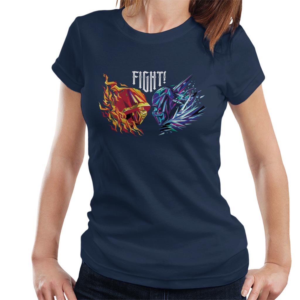 Mortal Kombat Scorpion Sub Zero Fight Women's T-Shirt product image 6