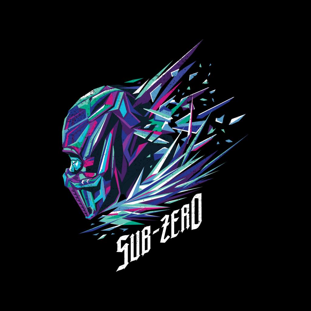 Mortal Kombat Sub Zero Head Men's T-Shirt product image 2