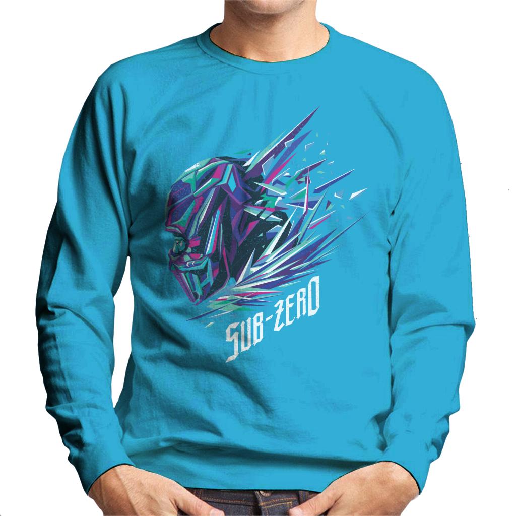 Mortal Kombat Sub Zero Head Men's Sweatshirt product image 6