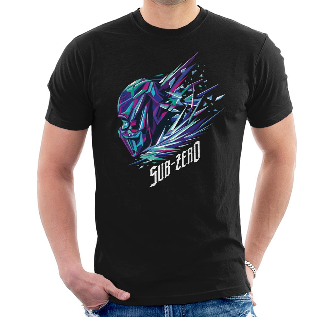 Mortal Kombat Sub Zero Head Men's T-Shirt product image 1