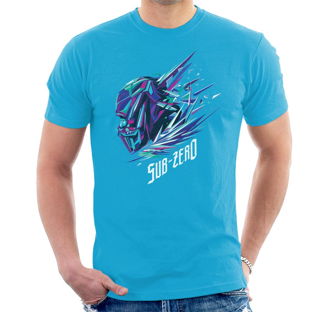 Mortal Kombat Sub Zero Head Men's T-Shirt product image 6