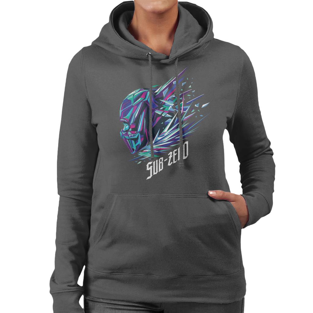 Mortal Kombat Sub Zero Head Women's Hooded Sweatshirt product image 4