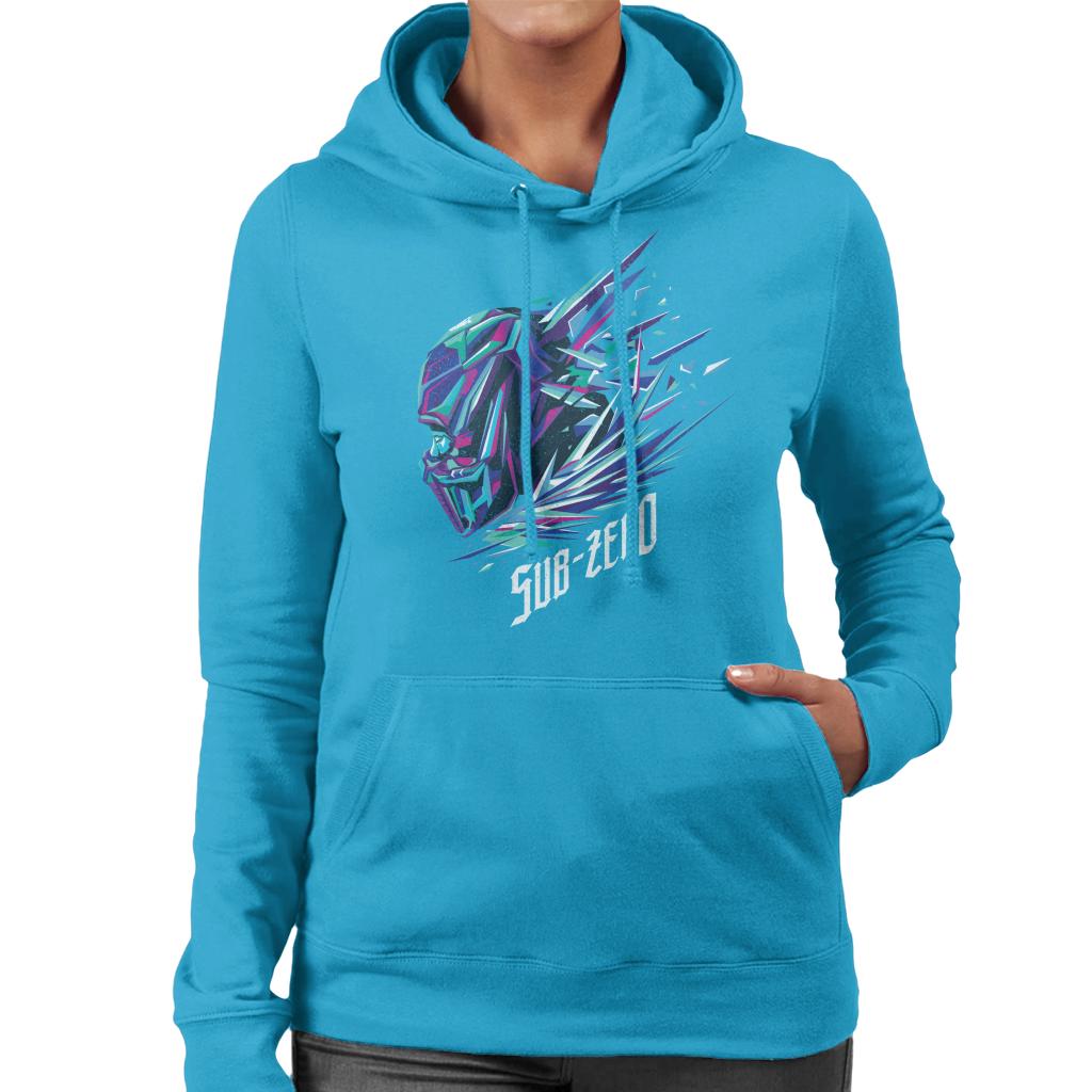 Mortal Kombat Sub Zero Head Women's Hooded Sweatshirt product image 6