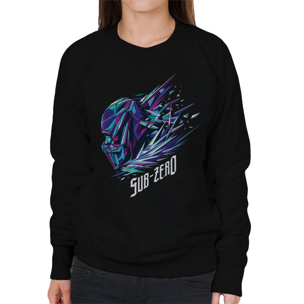 Mortal Kombat Sub Zero Head Women's Sweatshirt product image 1