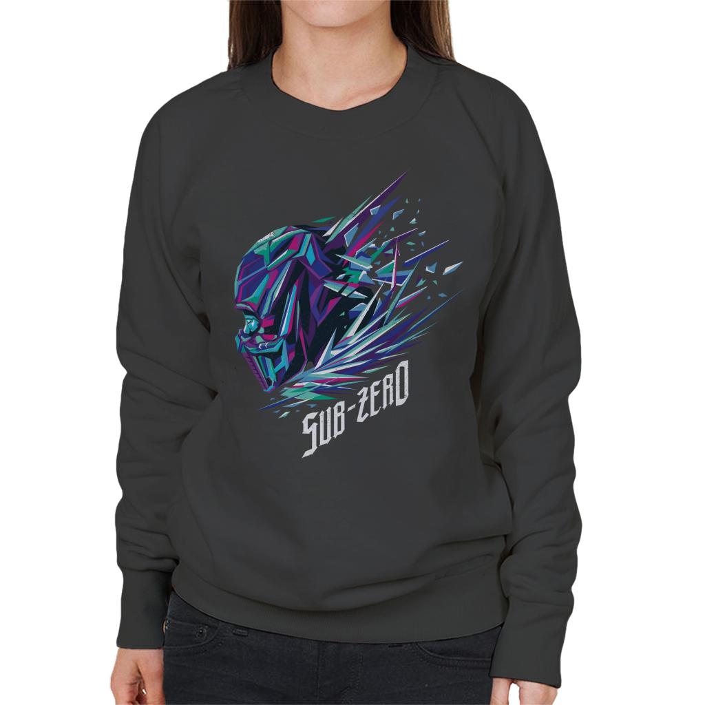 Mortal Kombat Sub Zero Head Women's Sweatshirt product image 4