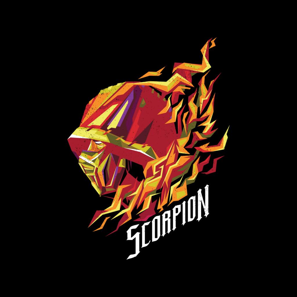 Mortal Kombat Scorpion Head Men's Sweatshirt product image 2