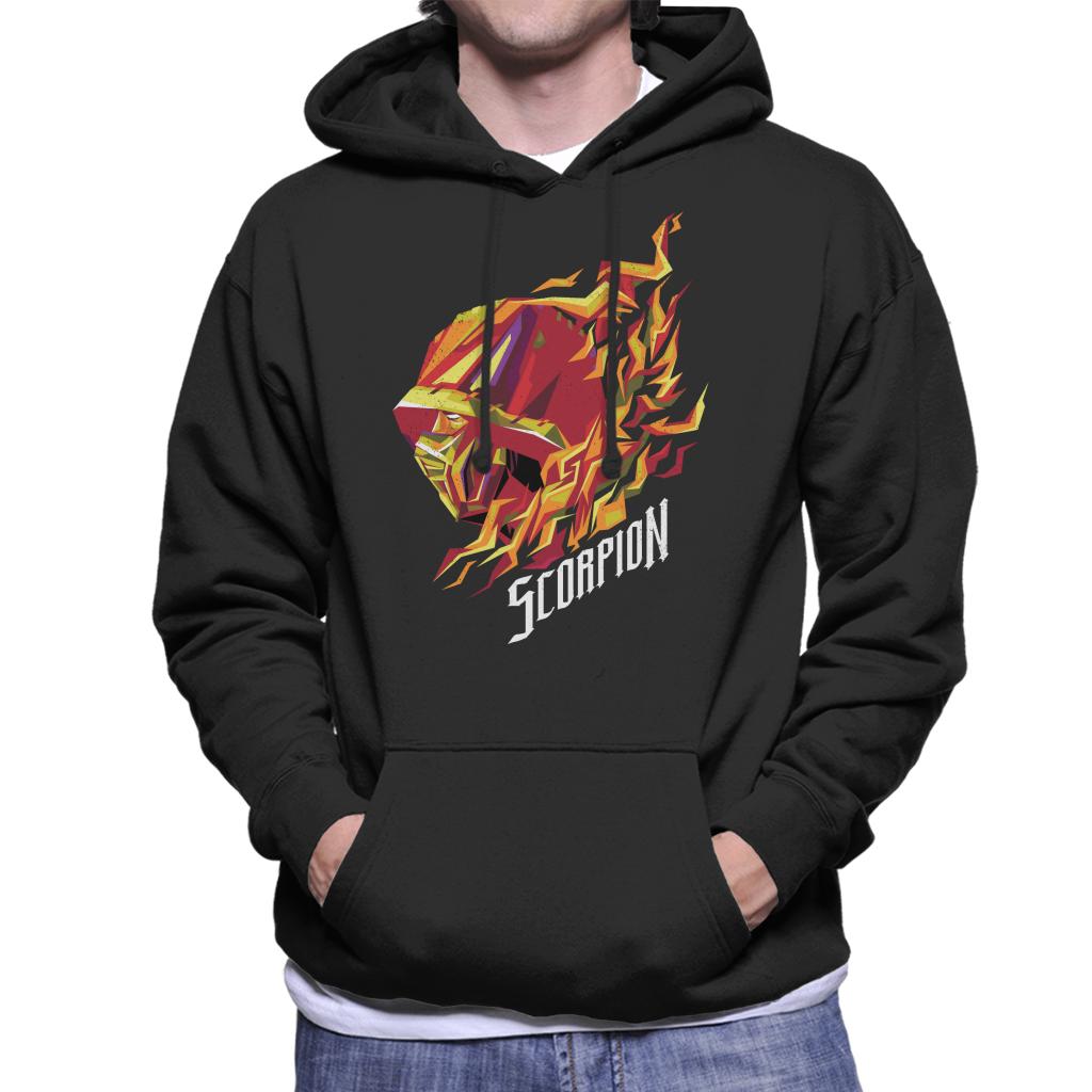 Mortal Kombat Scorpion Head Men's Hooded Sweatshirt product image 1