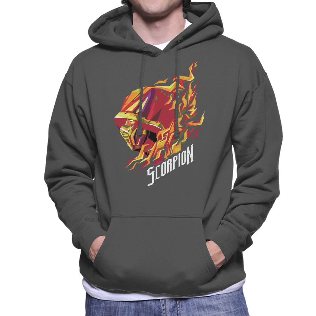 Mortal Kombat Scorpion Head Men's Hooded Sweatshirt product image 4