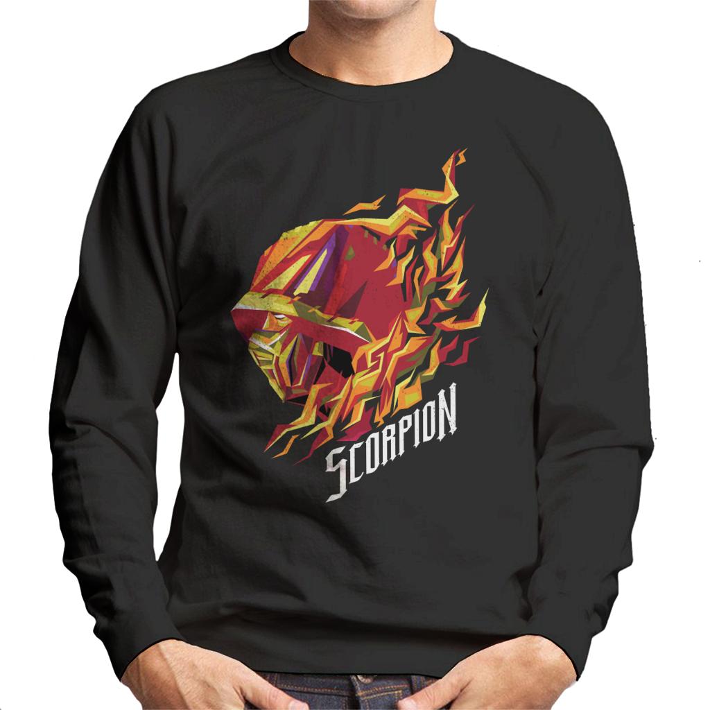 Mortal Kombat Scorpion Head Men's Sweatshirt product image 1