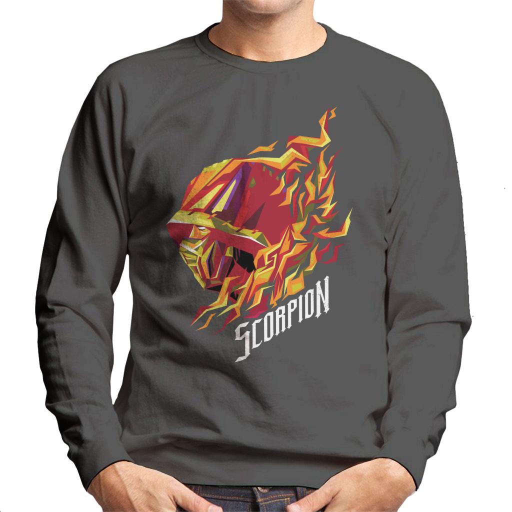 Mortal Kombat Scorpion Head Men's Sweatshirt product image 4