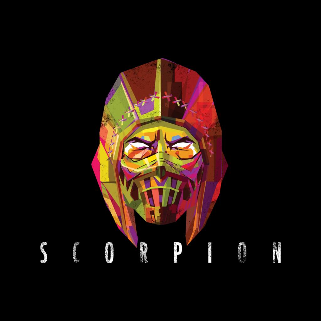 Mortal Kombat Scorpion Mask Women's Hooded Sweatshirt product image 2