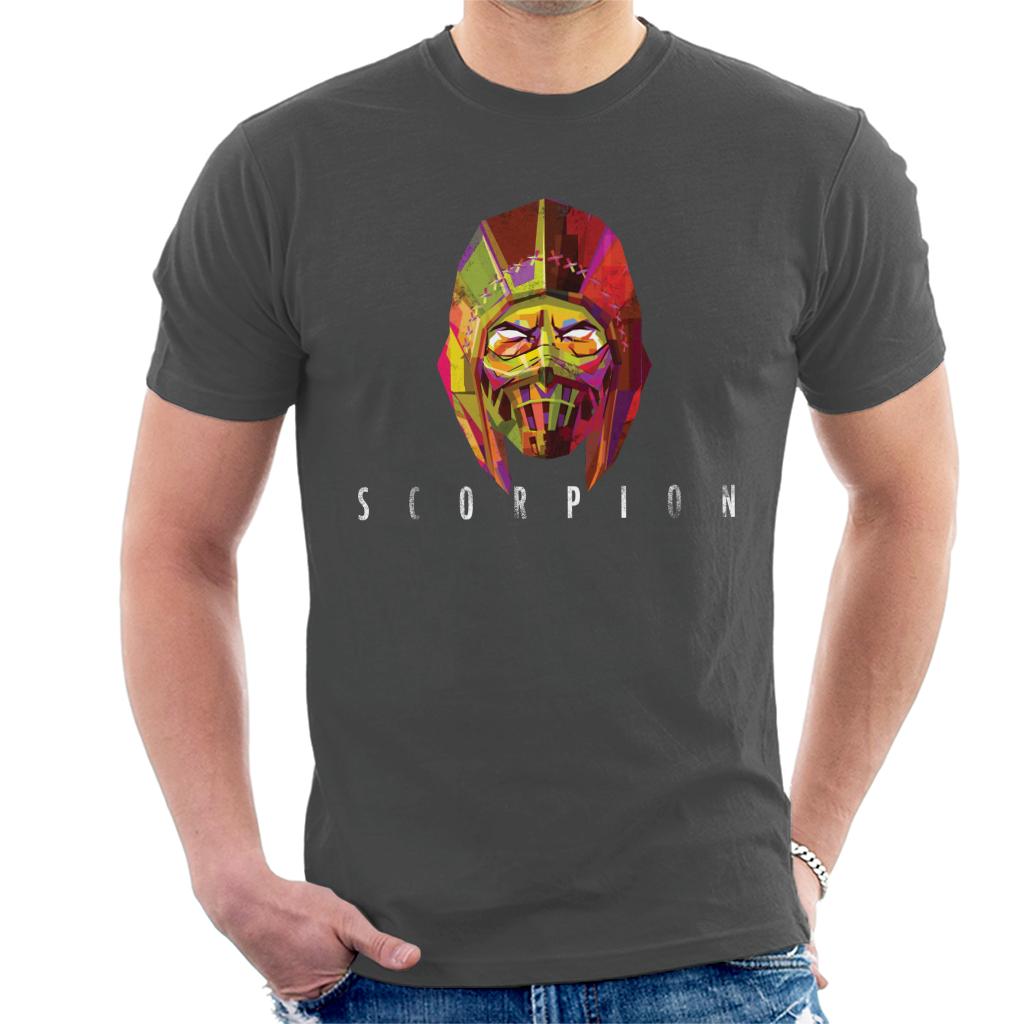 Mortal Kombat Scorpion Mask Men's T-Shirt product image 4
