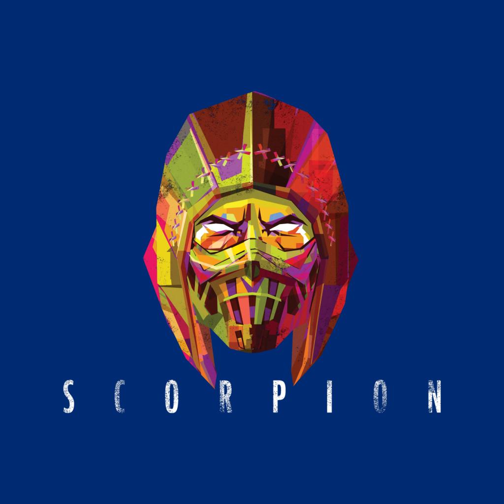 Mortal Kombat Scorpion Mask Women's T-Shirt product image 7